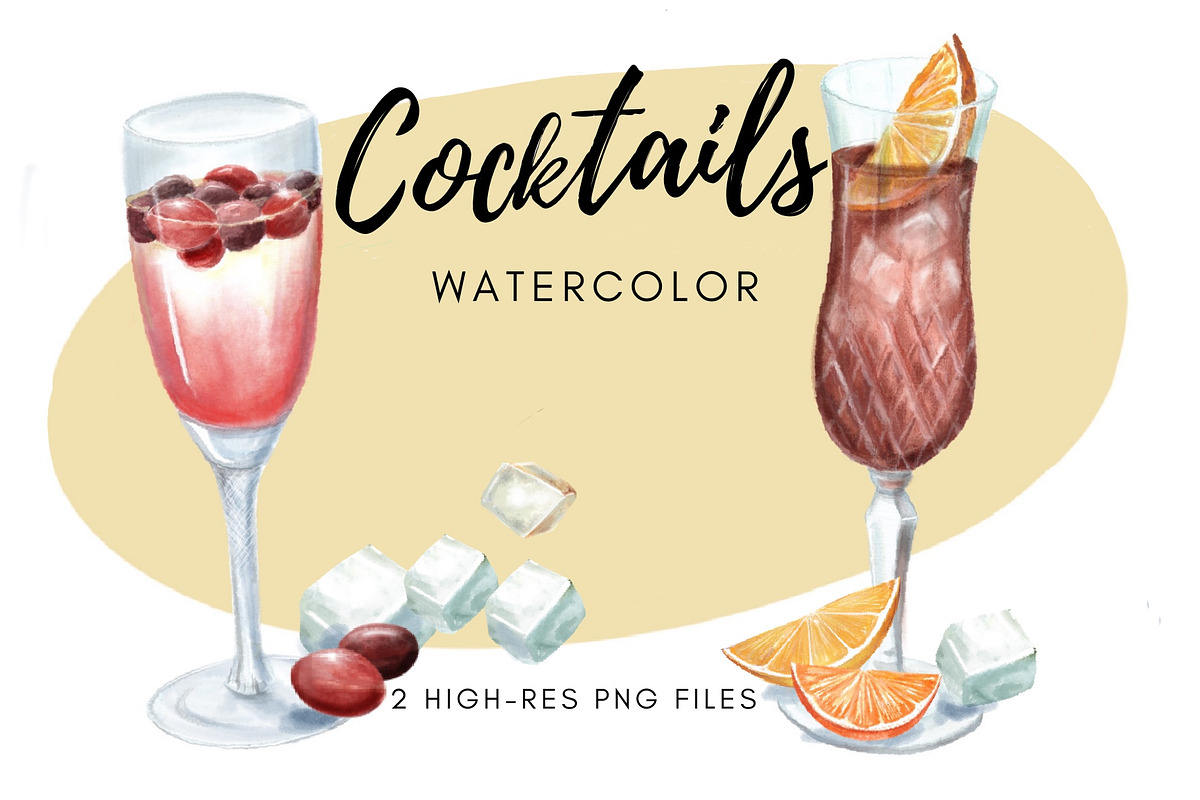 Watercolour cocktails, a Graphic by MumAndMe (Photo 1 of 2)