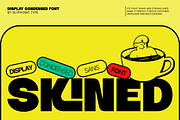 GC Skined – Bold Condensed Display, a Sans Serif Font by Glyphonic (Thumbnail 1 of 15)