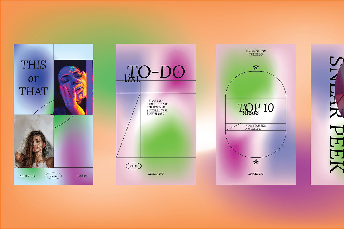 Pearcy Gradient, a Social Media Template by Portion.Labs (Photo 5 of 6)