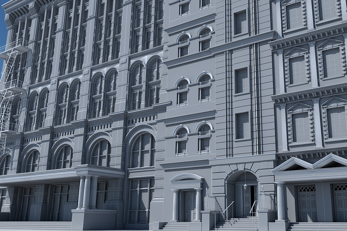 Commercial Building Facade 20, an Architecture 3D Model by Giimann (Photo 12 of 13)
