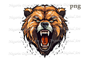 Watercolor Bear Logo Style, an Object Graphic by Negarin Digital Art (Thumbnail 2 of 9)