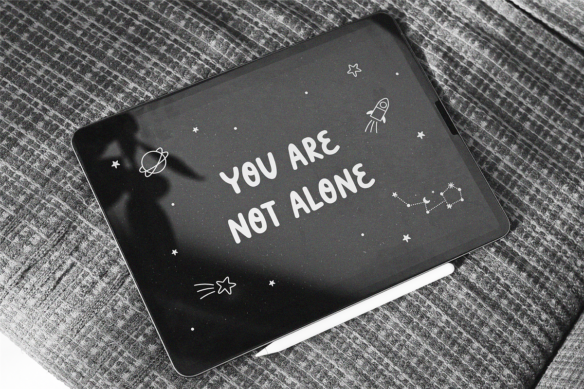 Space walk | Playful font, a Font by JuliaVolkova (Photo 9 of 9)