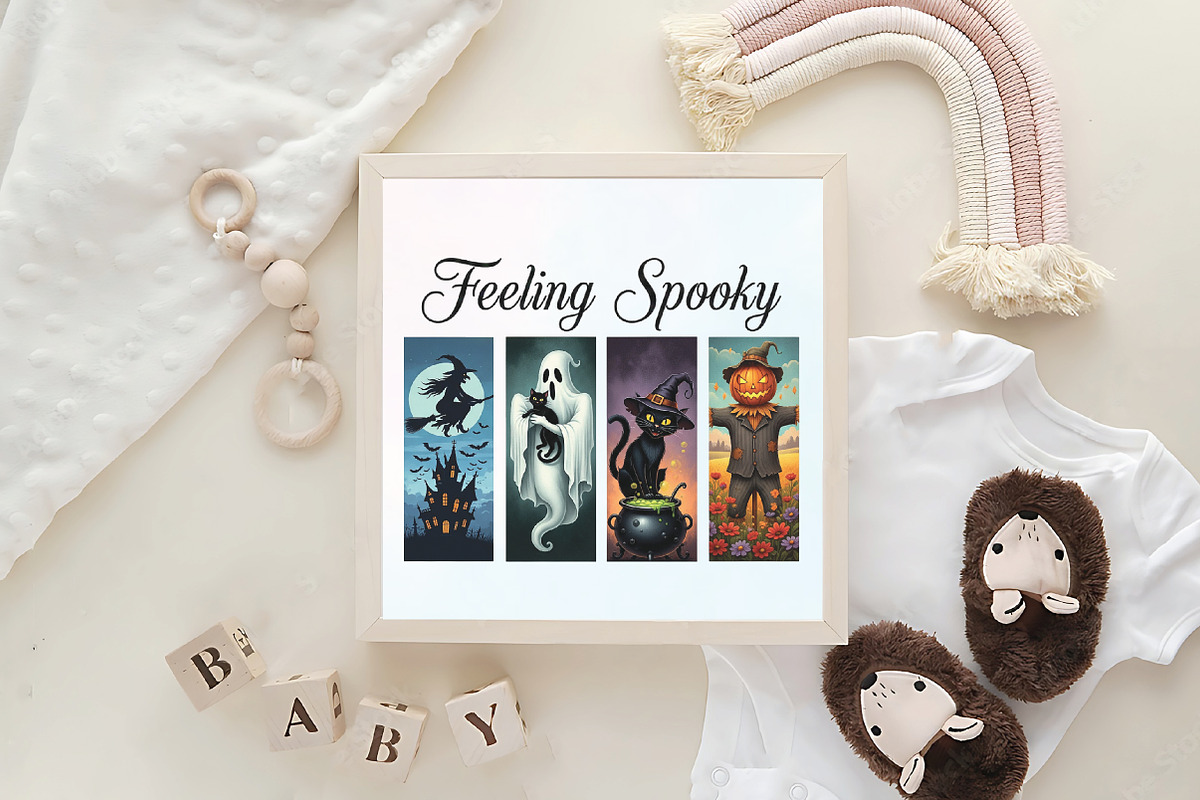 Feeling Spooky PNG Halloween, an Illustration by CraftArtStudio (Photo 4 of 4)