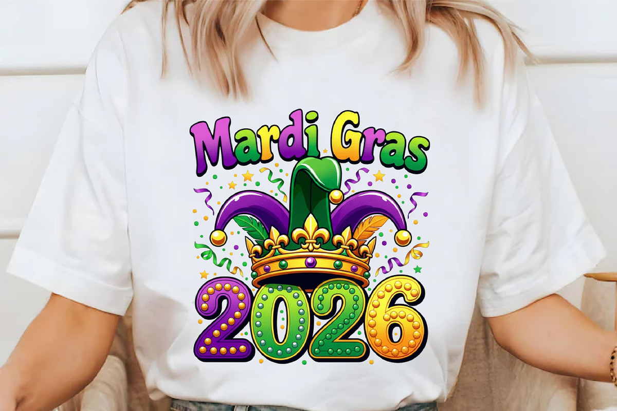 Happy Mardi Gras 2026 Png, an Illustration by designcity5 (Photo 3 of 9)