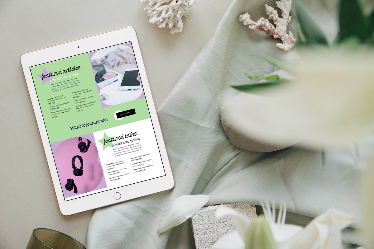 Stardust Squarespace Site Template, a Squarespace Template by The Humanista Co. (Photo 10 of 18)