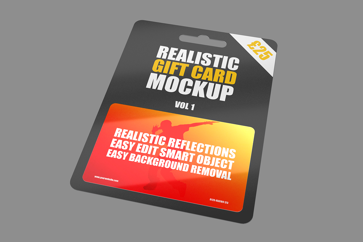 Gift Card Mockup, a Mockup by Franklin Design (Photo 1 of 4)