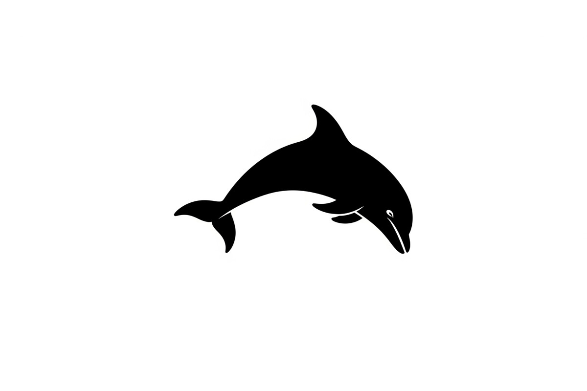 Dolphin Jumping Silhouette Vector, an Illustration by Designs_River (Photo 44 of 51)