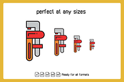 Handy Tools and Equipment Icons Set, an Icon by Designfour (Thumbnail 2 of 5)