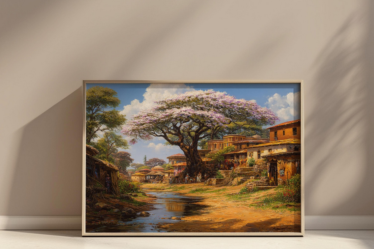 Spring in Africa Wall Art Set, a Decorative Illustration by PrintablesByFranklyn (Photo 3 of 16)