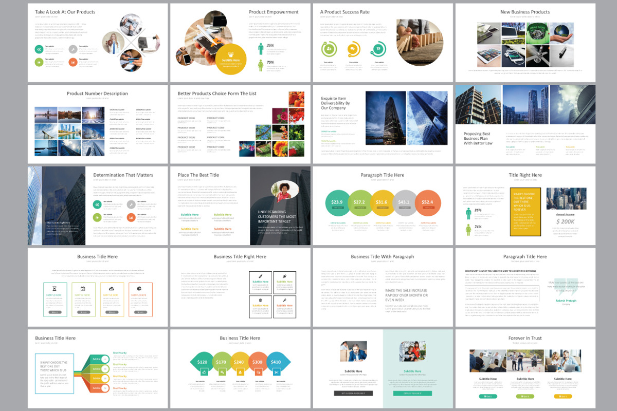 Business Presentation Template, a Presentation Template by GreenDesign (Photo 2 of 7)