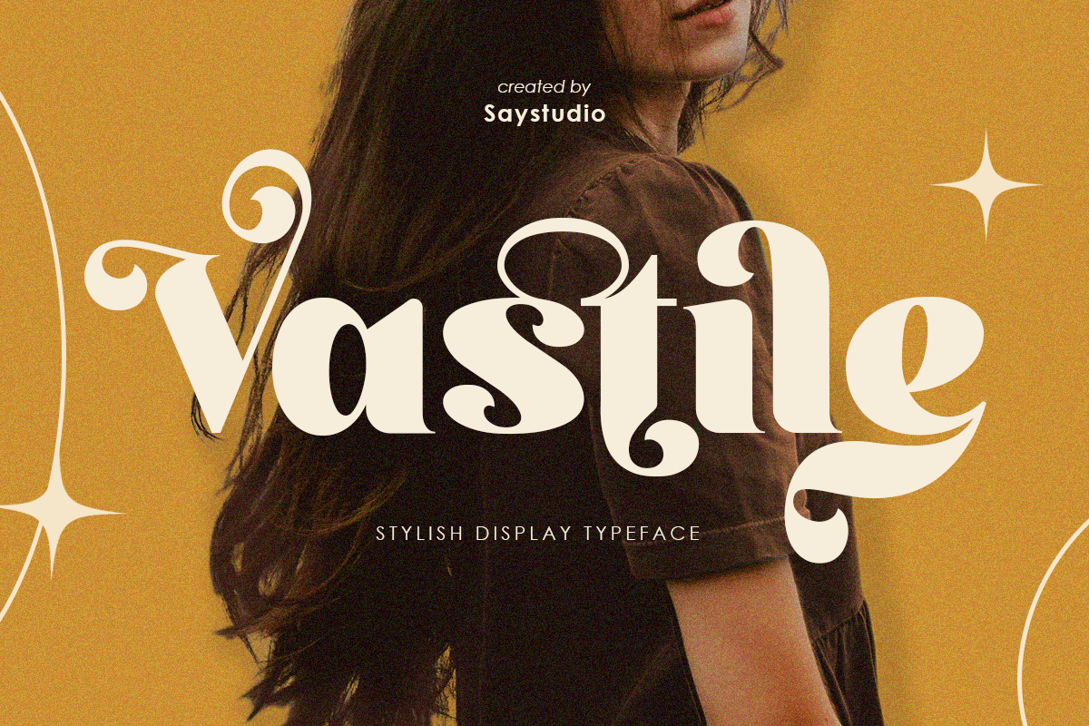 Vastile - Stylish Display Font, a Serif Font by Say Studio (Photo 1 of 12)