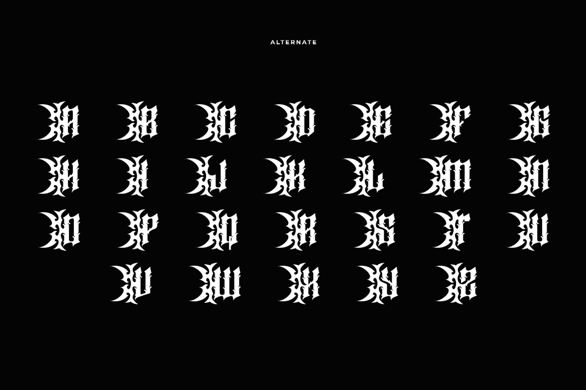 Rock Glempo - Music Font, a Blackletter Font by Iqsiart Studio (Photo 8 of 10)