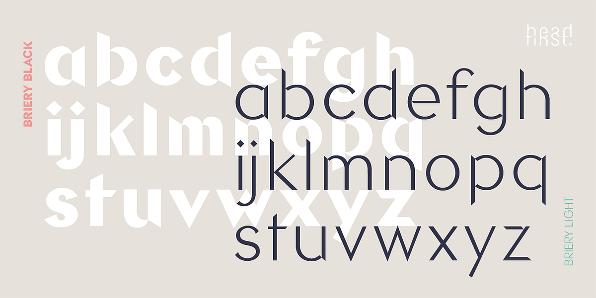 Briery, a Sans Serif Font by HeadFirst (Photo 15 of 18)