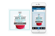 Themed Instagram promo posts, a Social Media Template by Vova (Thumbnail 8 of 8)