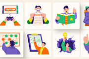 Animated Success Illustration Set, a Person Illustration by Brickclay (Thumbnail 4 of 5)