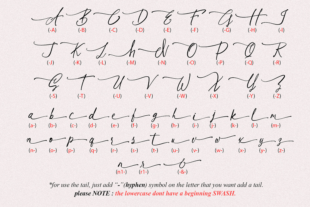 Lost Angelica - Pretty Handwritten, a Handwritten Font by Myn Type (Photo 12 of 13)