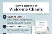 Coaching Client Welcome Packet, a Magazine Template by ProductiveandFree (Thumbnail 14 of 15)