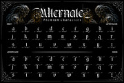 Kraken Gothic Typeface, a Blackletter Font by alit design (Thumbnail 15 of 20)