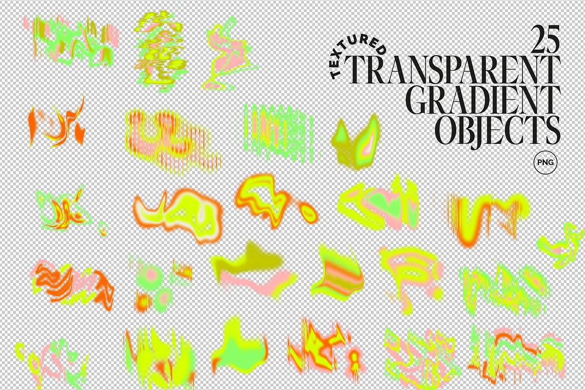 Bleached 90s Gradient Kit, a Texture Graphic by angelainthefields (Photo 3 of 9)