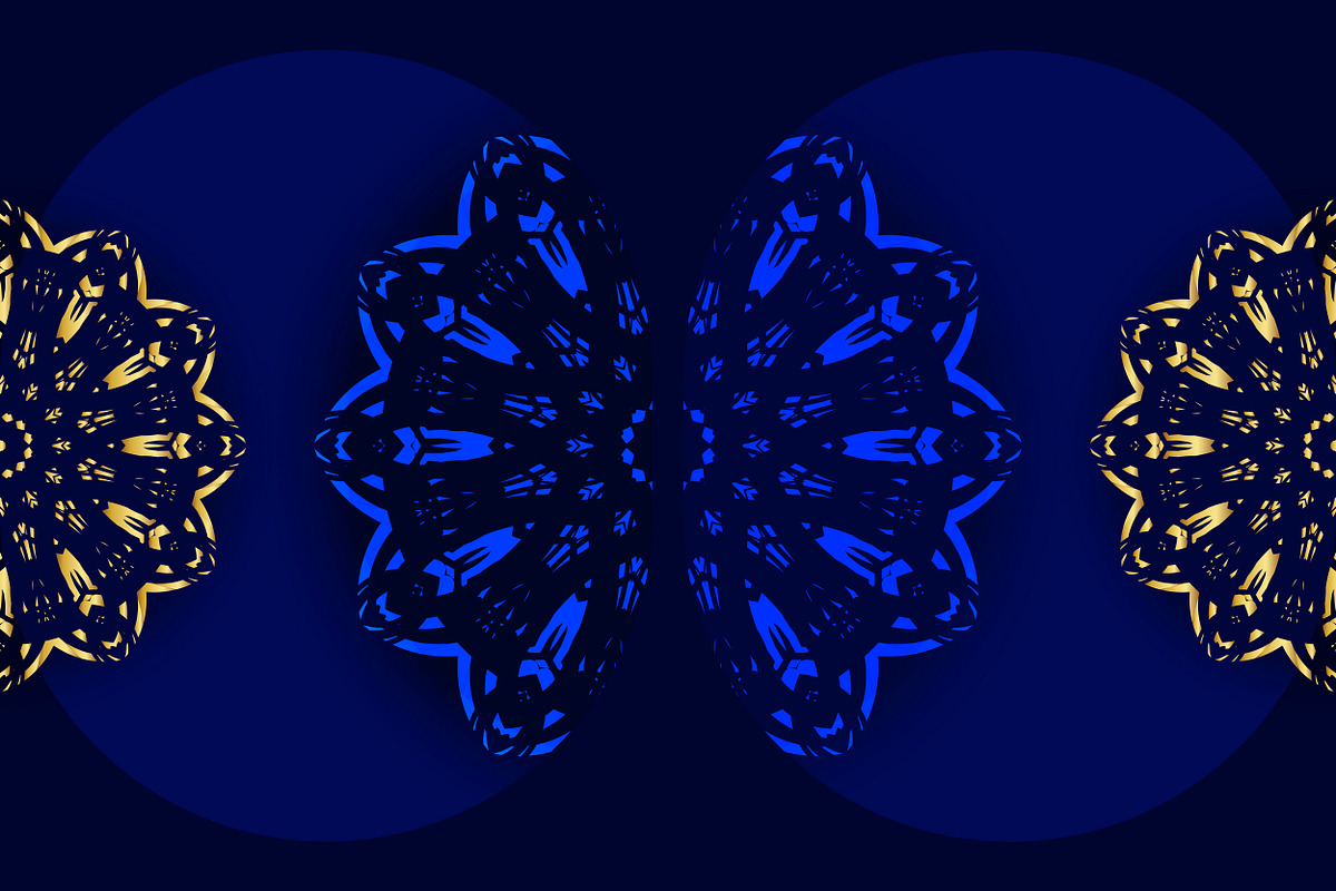 Mandala Oriental Floral art Bundle, a Background Graphic by NJ Himel (Photo 38 of 97)