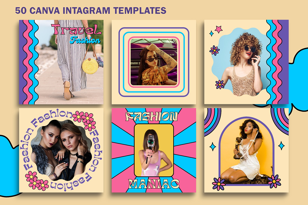 Canva Instagram Fashion Templates, a Social Media Template by Vectorheroes (Photo 5 of 11)