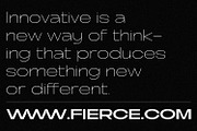 Fierce - Modern Sans Family, a Sans Serif Font by Eotype Studio (Thumbnail 8 of 15)