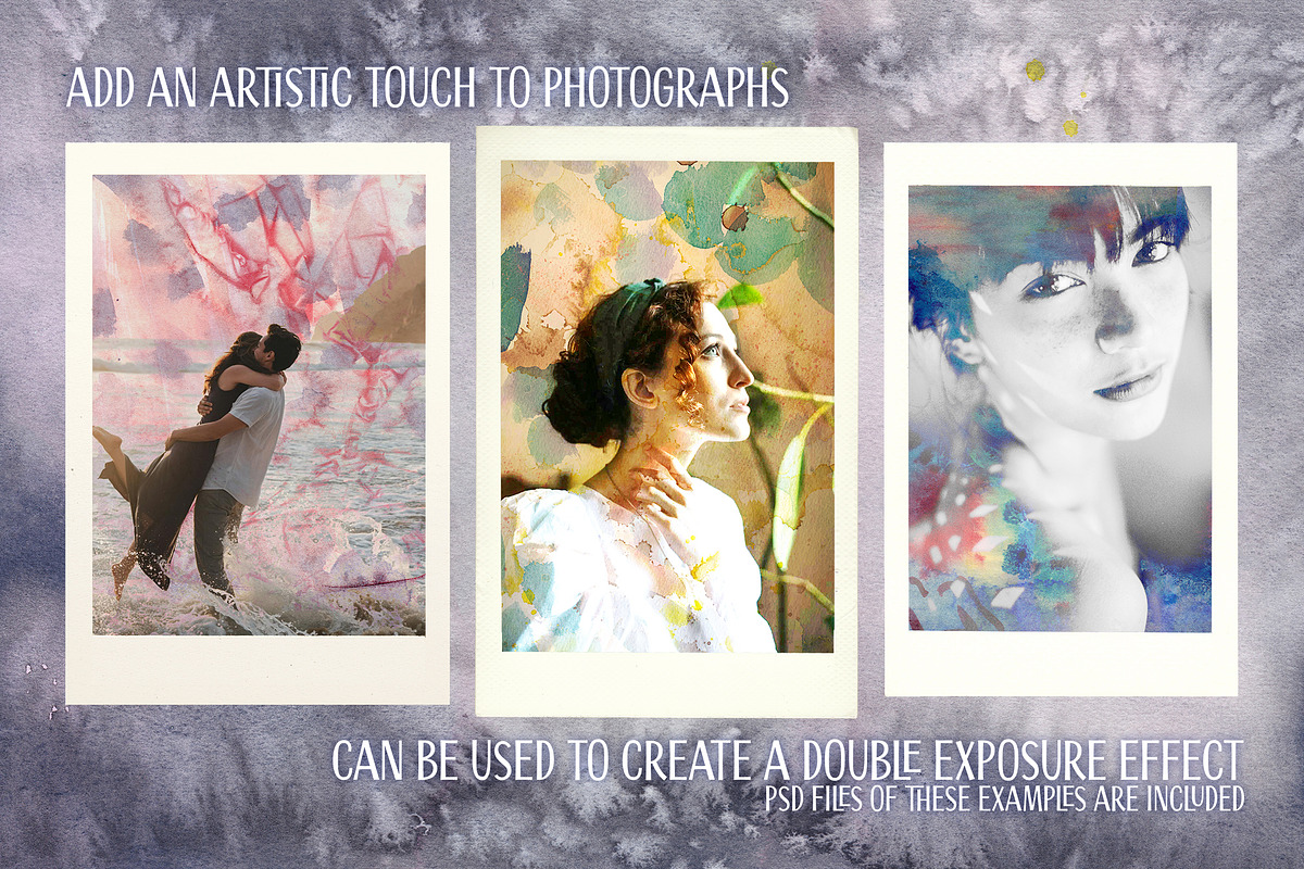 Experimental Watercolor Backgrounds, a Texture Graphic by Maya's Art Adventures (Photo 3 of 11)