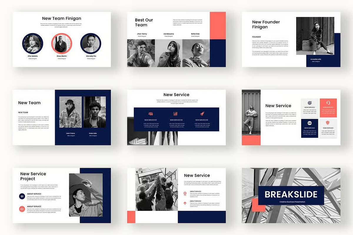 Finnigan – Business Google Slide, a Presentation Template by kreatifreya (Photo 3 of 5)