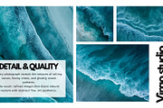 Ghostly Waves Abstract Aerial Ocean, a Nature Photo by Virgo Studio (Thumbnail 4 of 6)