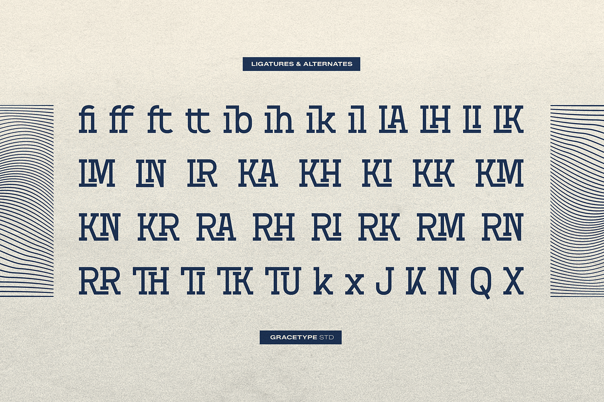 Availo Ledger | Slab Serif Typeface, a Slab Serif Font by gracetype_studio (Photo 11 of 12)