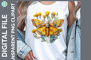 Boho Western Moth Clipart Bundle, an Animal Illustration by Enliven Designs (Thumbnail 5 of 8)