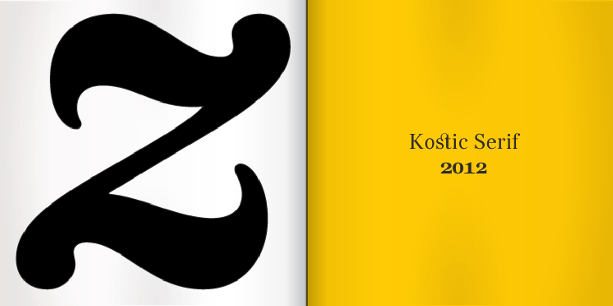 Kostic Serif, a Serif Font by Kostic Type Foundry (Photo 7 of 9)