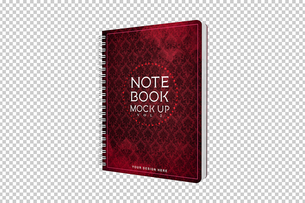 Notebook Mockup Vol 2, a Print Template by Honnum Graphic Art (Photo 7 of 12)