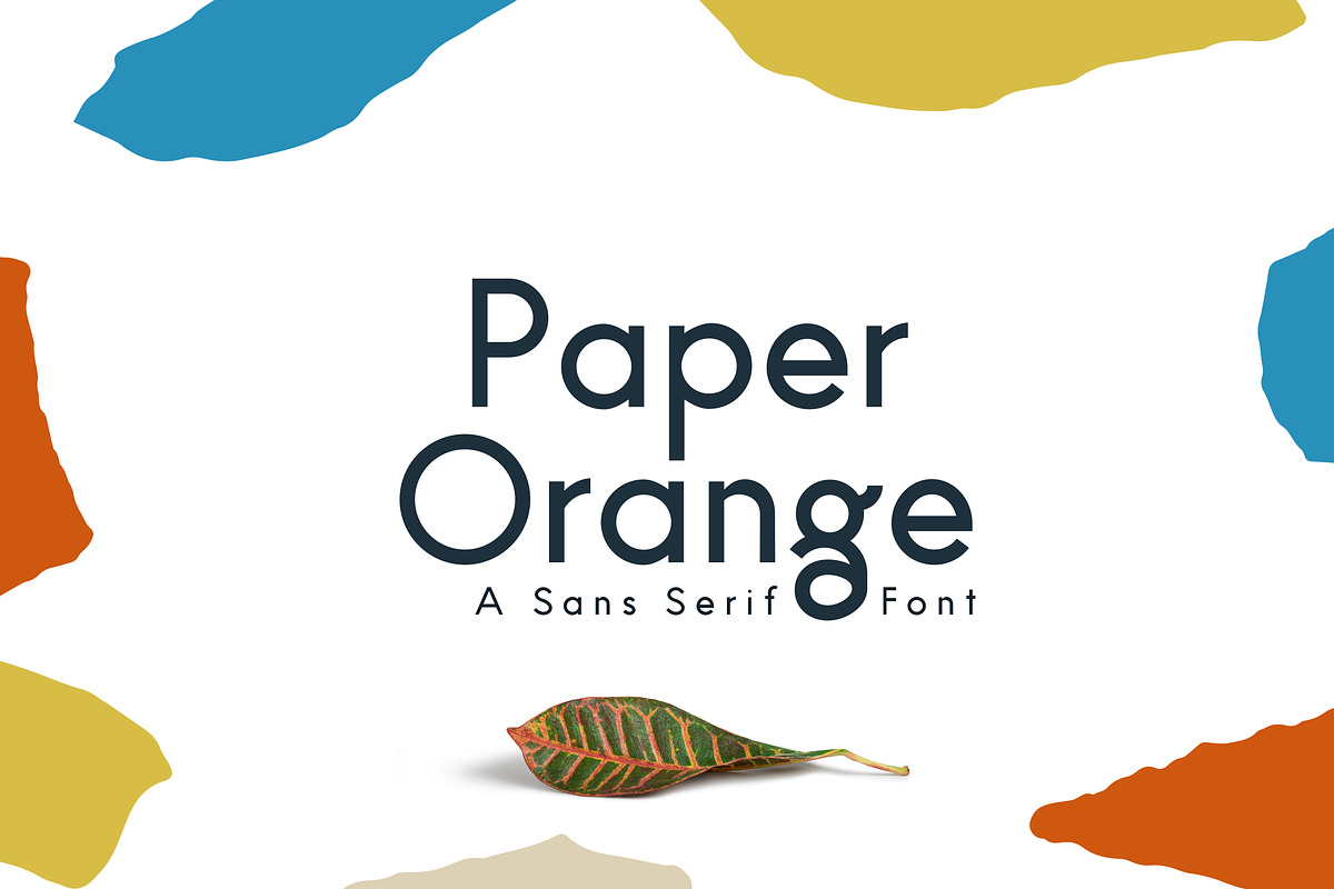 Paper Orange Font Family