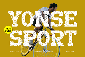 Yonse Sport - Sports Font, a Slab Serif Font by Iqsiart Studio