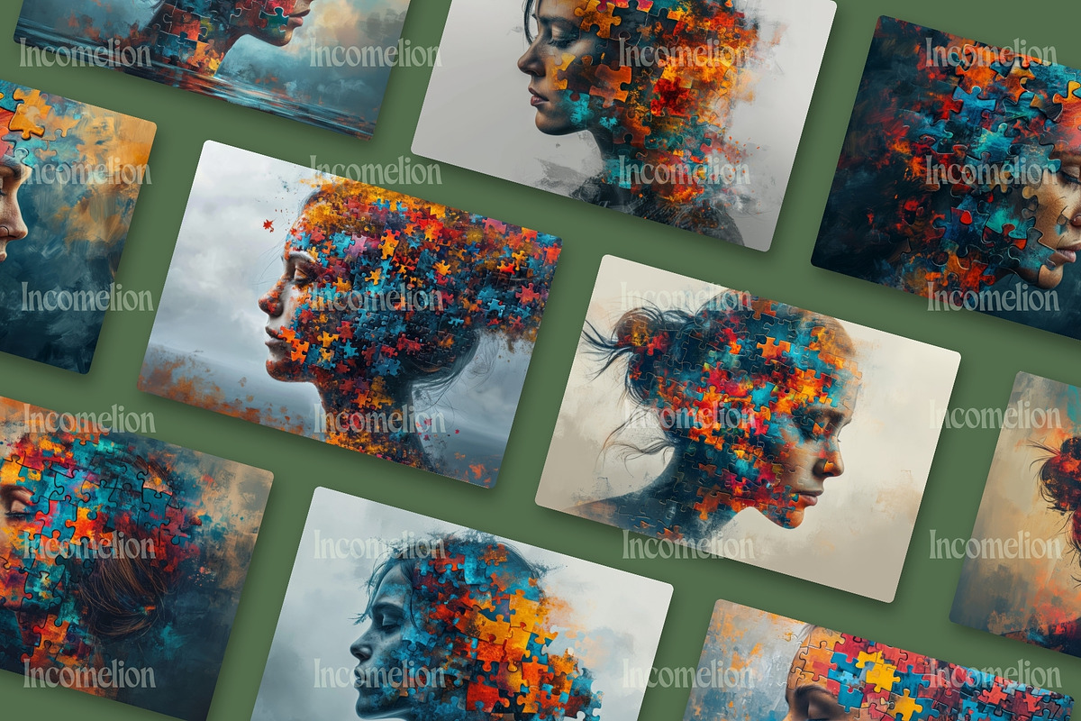 25 Puzzled Mind Illustrations, a Person Illustration by Incomelion (Photo 7 of 9)