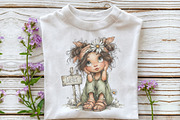 Whimsical Easter Fairy Clipart, an Illustration by OK Design (Thumbnail 5 of 6)