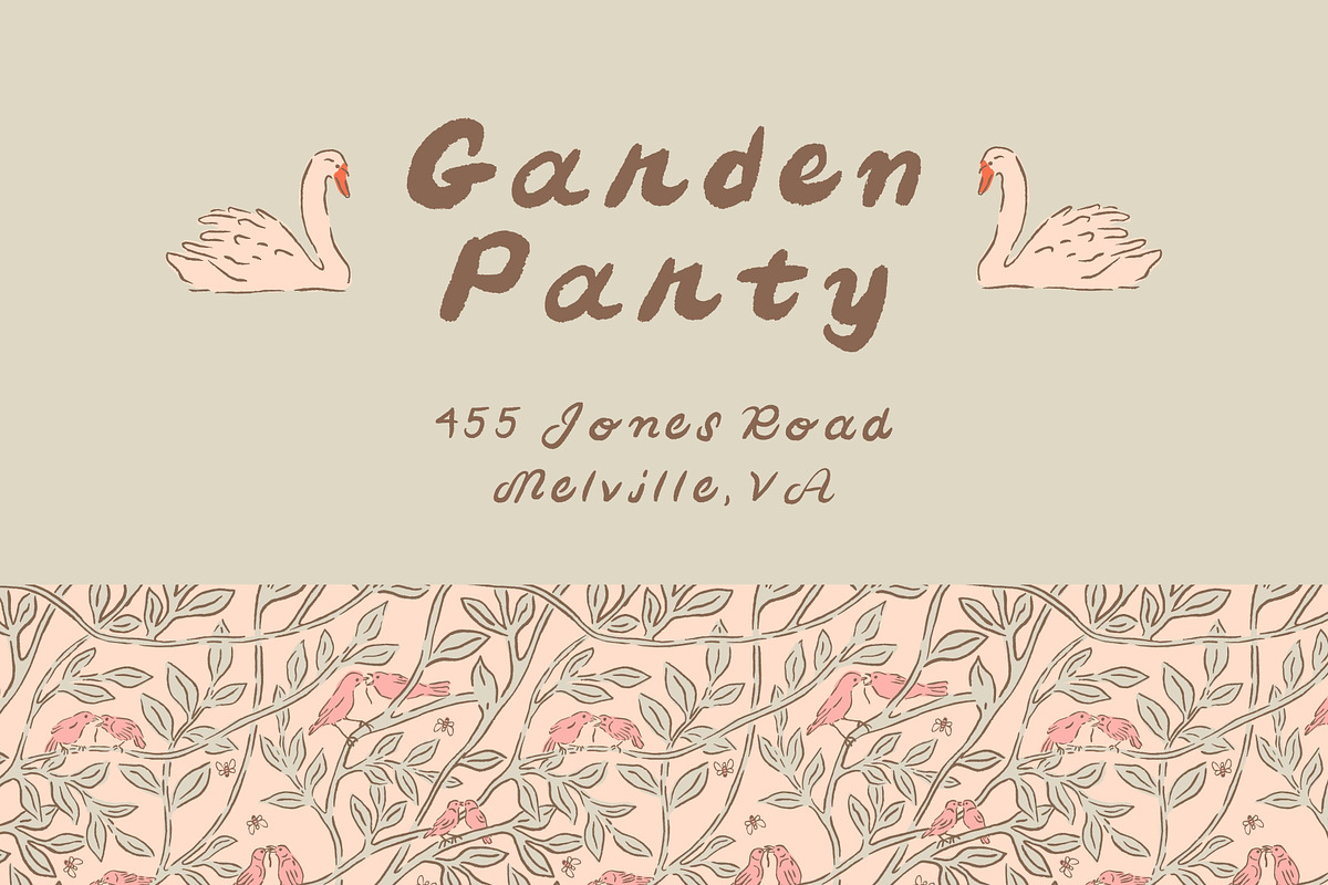 Renaissance Romance Patterns & Fonts, a Pattern Graphic by Liz Kohler Brown (Photo 11 of 11)