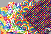 Rainbow Pride LGBTQ Gay Lesbian Love, a Pattern Graphic by Fine Purple Elephant (Thumbnail 4 of 5)