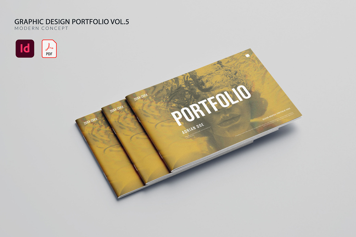 Graphic Design Portfolio Vol.5, a Brochure Template by Bewalrus Studio (Photo 1 of 11)