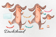 Birthday party. Watercolor dogs., an Animal Illustration by VaraNa Art (Thumbnail 5 of 14)