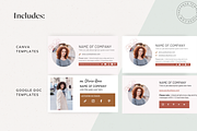 Olivia-Rose Email Signature Template, a Templates & Theme by The Canva Template Shop (Thumbnail 3 of 4)