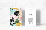 Tropical || Business Card Template, a Business Card Template by Human-made. Made to feel. (Thumbnail 2 of 3)