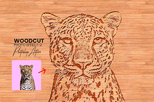 Woodcut Paint Photoshop Action, an Action Add-On by Photoshop Action