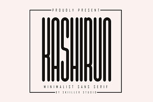 Kashirun - Minimalist Sans Serif
