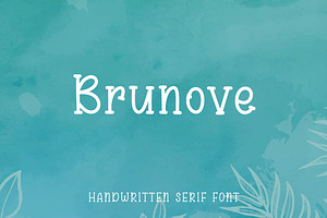 Brunove - Handwritten Font