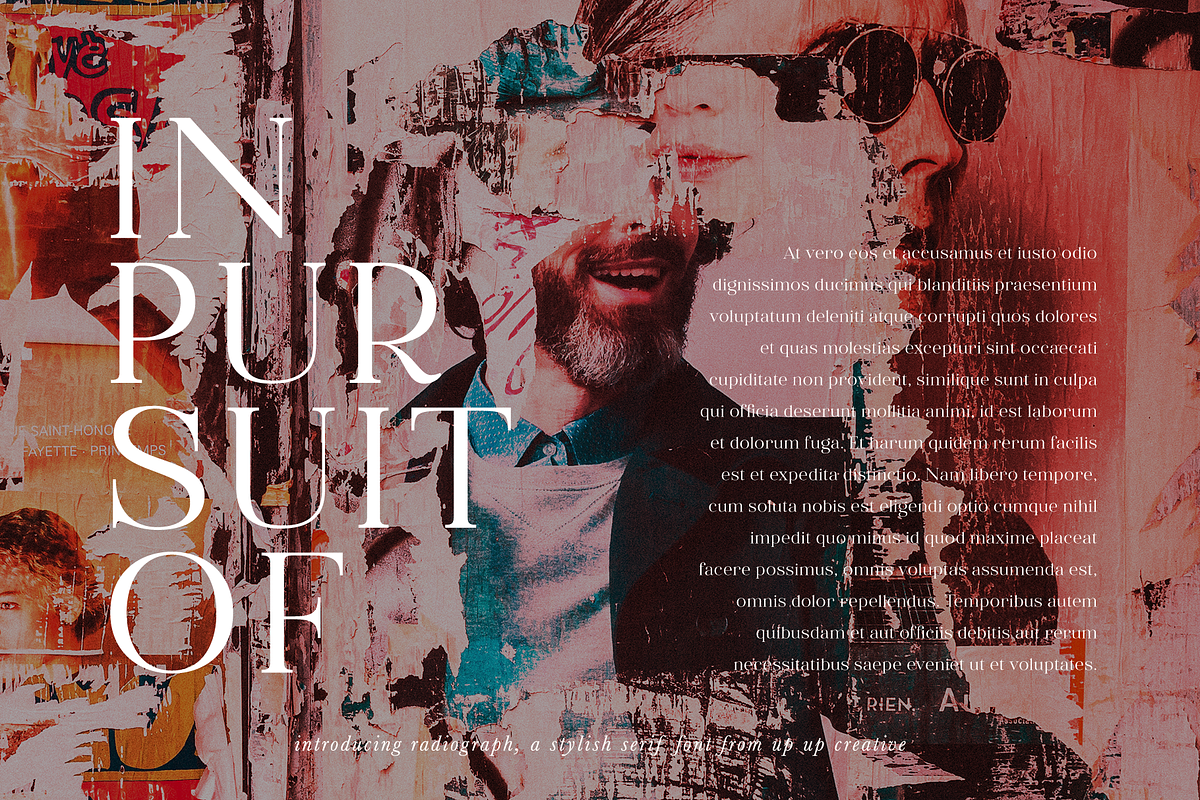 Radiograph, A Serif Font, a Serif Font by Up Up Creative (Photo 7 of 12)