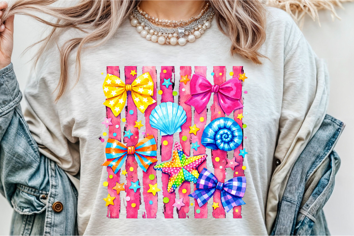 Coquette Wildflower Seashell PNG, a Work Illustration by Sublimation Artist (Photo 5 of 8)