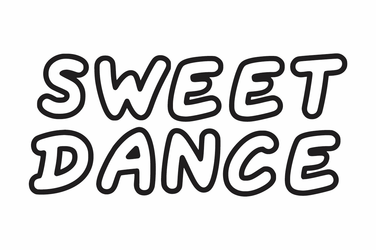 Sweet Dance Handwritten Outline, a Handwritten Font by Fourteen Letter (Photo 2 of 6)