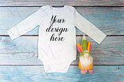 T-shirt and bodysuit mockup bundle., a Print Template by MockupMarket (Thumbnail 12 of 16)